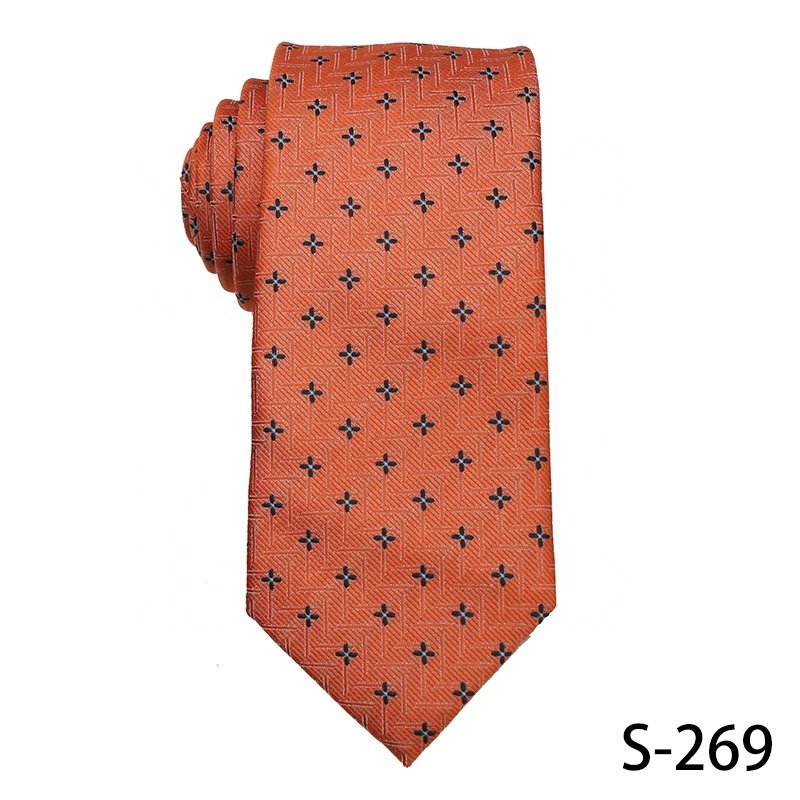 New Designs Colorful High Quality 100% Polyester Ties For Men Made In China Cheap Price Hand Made Brown And Yellow Ties