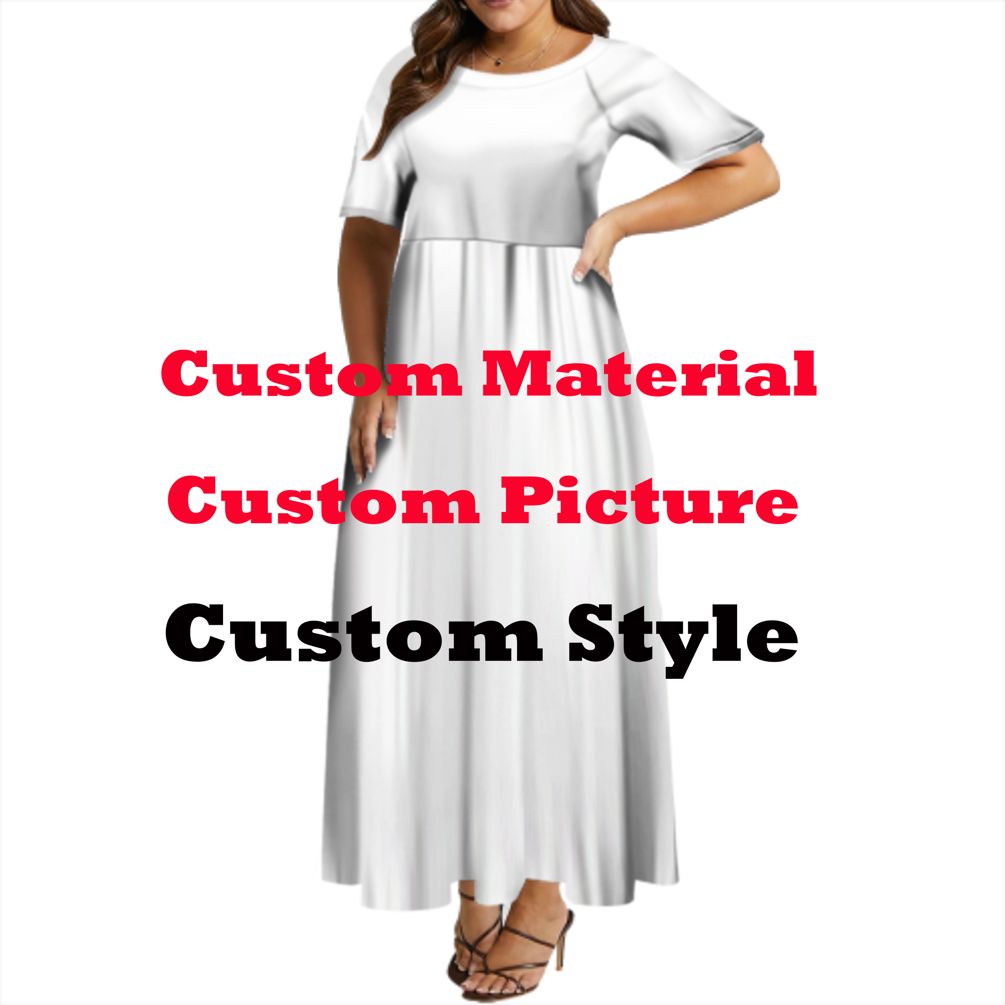New Design Samoa Necklace Ula Nifo Island Dress Custom Maroon Polynesian Tribal Printed Long Dresses Half Sleeve Ladies Dress