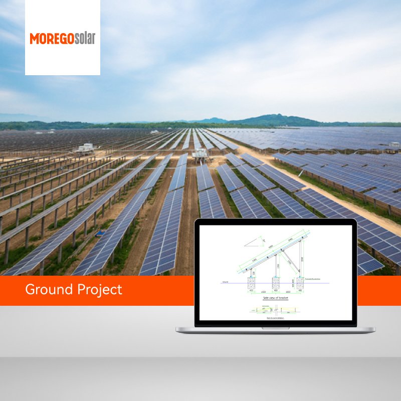 Moregosolar professional commercial and industrial solar energy solution 500kW 1MW 2MW 3MW 5MW