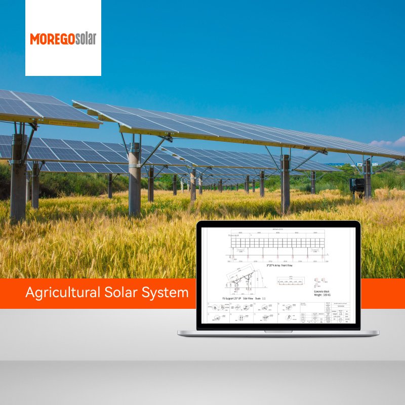 Moregosolar professional commercial and industrial solar energy solution 500kW 1MW 2MW 3MW 5MW