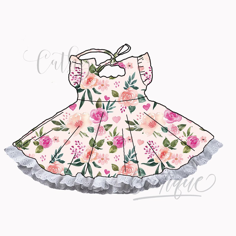 Liangzhe OEM Valentines Clothes for Kids Clothes Baby Dress for 8 to 9 Year Old Girls 50 Children Custom Vintage OEM Service