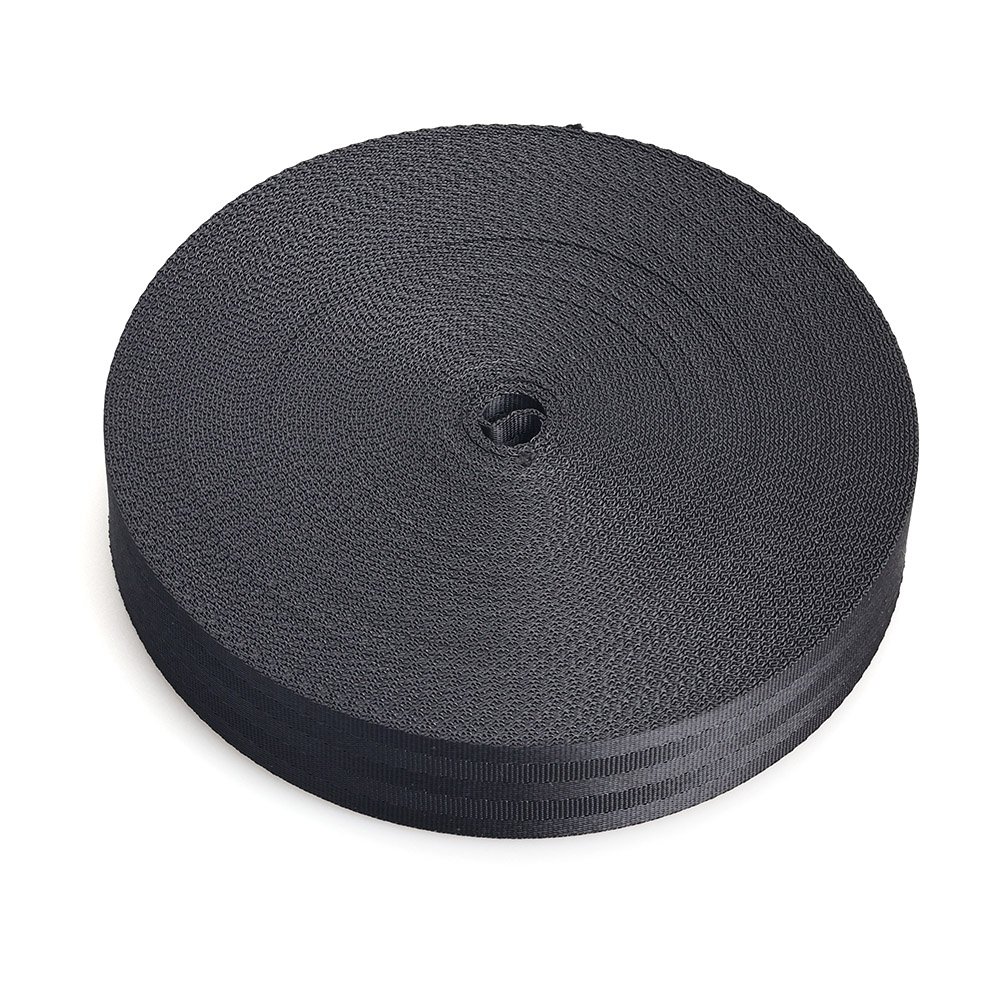 Black Durable Cargo Heavyweight Tie Down Straps Utility Webbing
