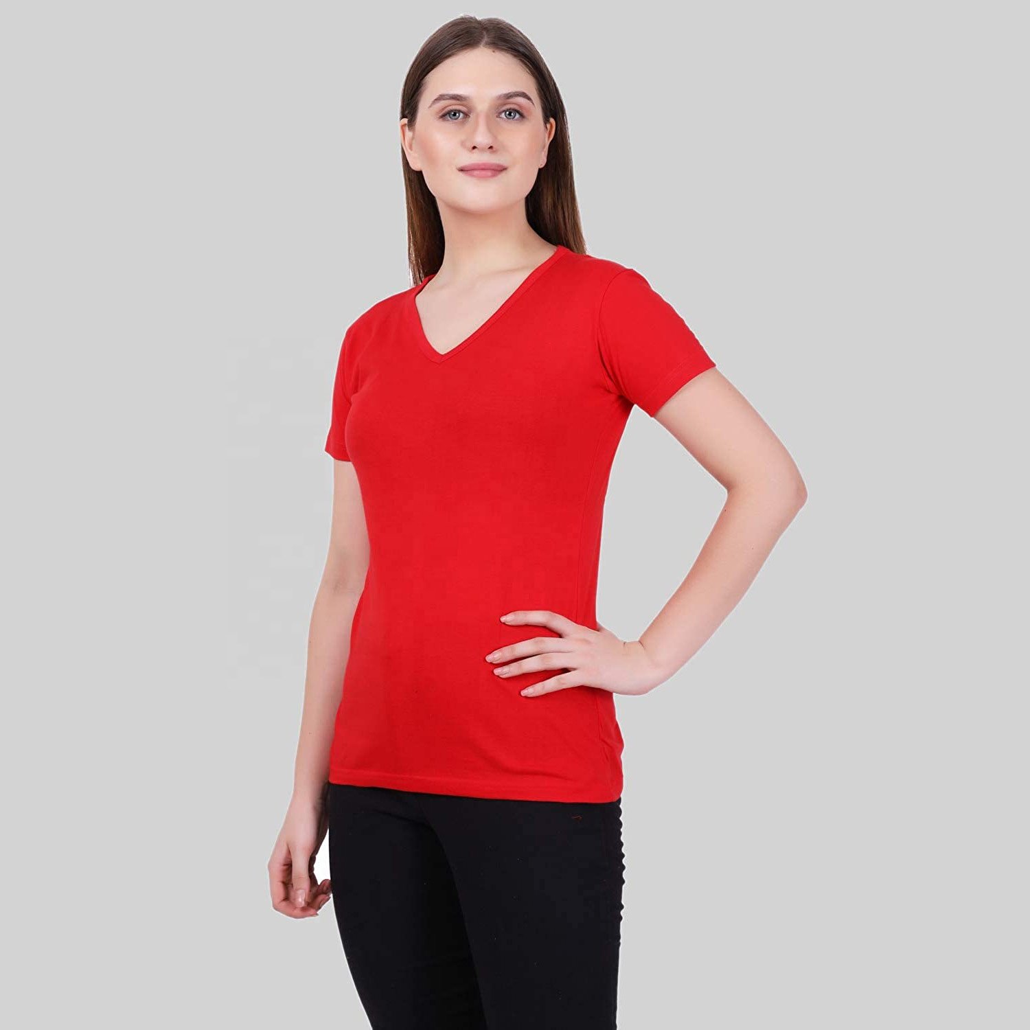 New Fashion printed white round neck T-shirt women's casual pattern T-shirt women's T-shirt women t shirts in bulk with logo
