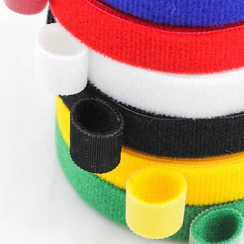 Custom Sizes Best Price Nylon Cable Ties Reusable Fastening Tape with Hook and Loop Nylon Cable Straps