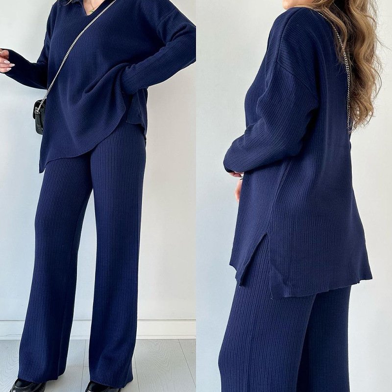 PASUXI High Quality Heavyweight Turtleneck Sweatshirt Women Custom Oversized Pullover Sweatshirt And Wide Leg Sweat Pants Set