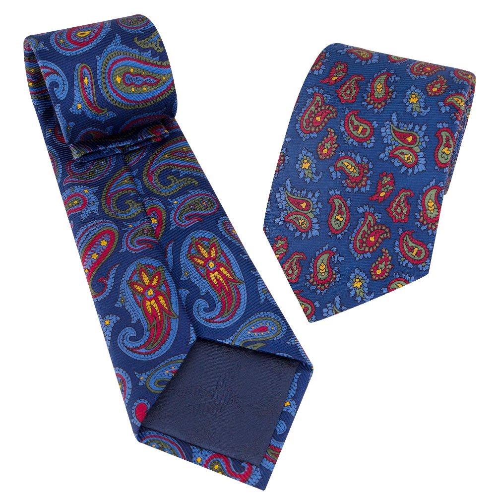 Hamocigia Custom Men Paisley 100% Organic Pure Woven Handsome Gravata Italian Silk Ties