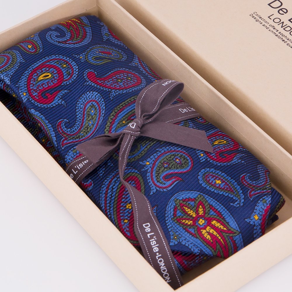 Hamocigia Custom Men Paisley 100% Organic Pure Woven Handsome Gravata Italian Silk Ties