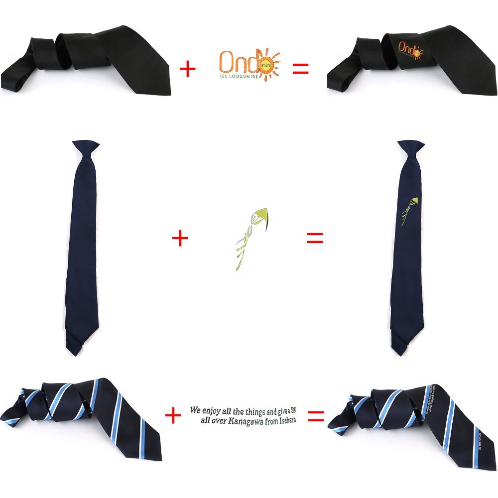 Custom Italian Silk Necktie Fabric Woven Neck Ties Mens Tie 100% Silk Handmade Necktie with logo