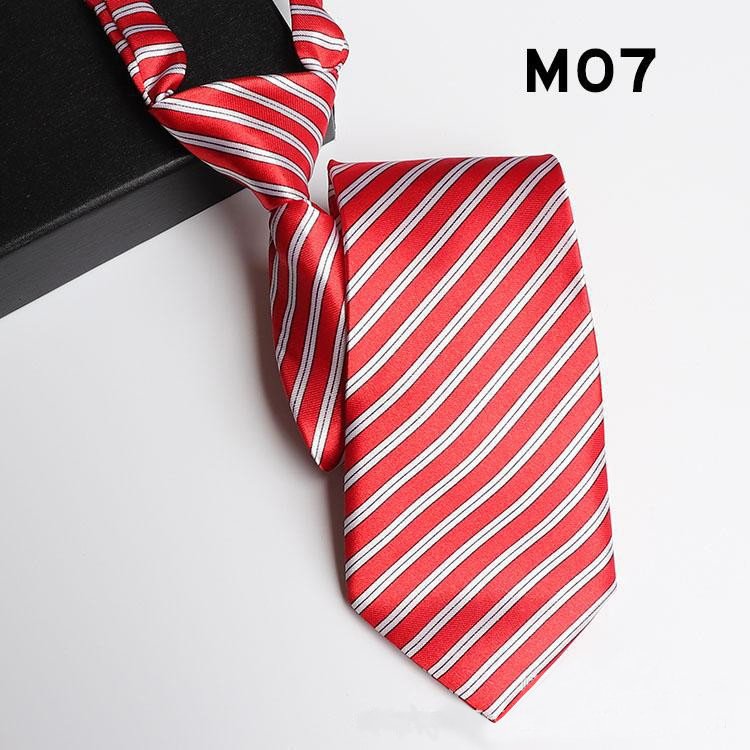 Manufacturers Spot Middle And High School Male And Female Tie Lazy Free White Rubber Band Tie School Uniform Class Wear Student