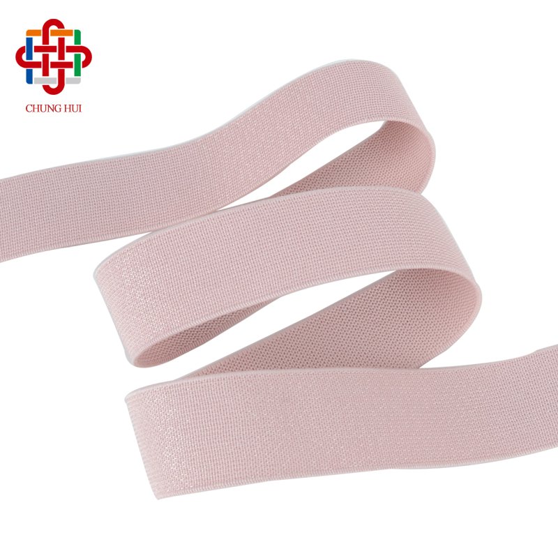 Factory 3 CM Soft Gold Silver Metallic Glitter Shiny Jacquard Waistband Elastic Band for Underwear Pants Accessories
