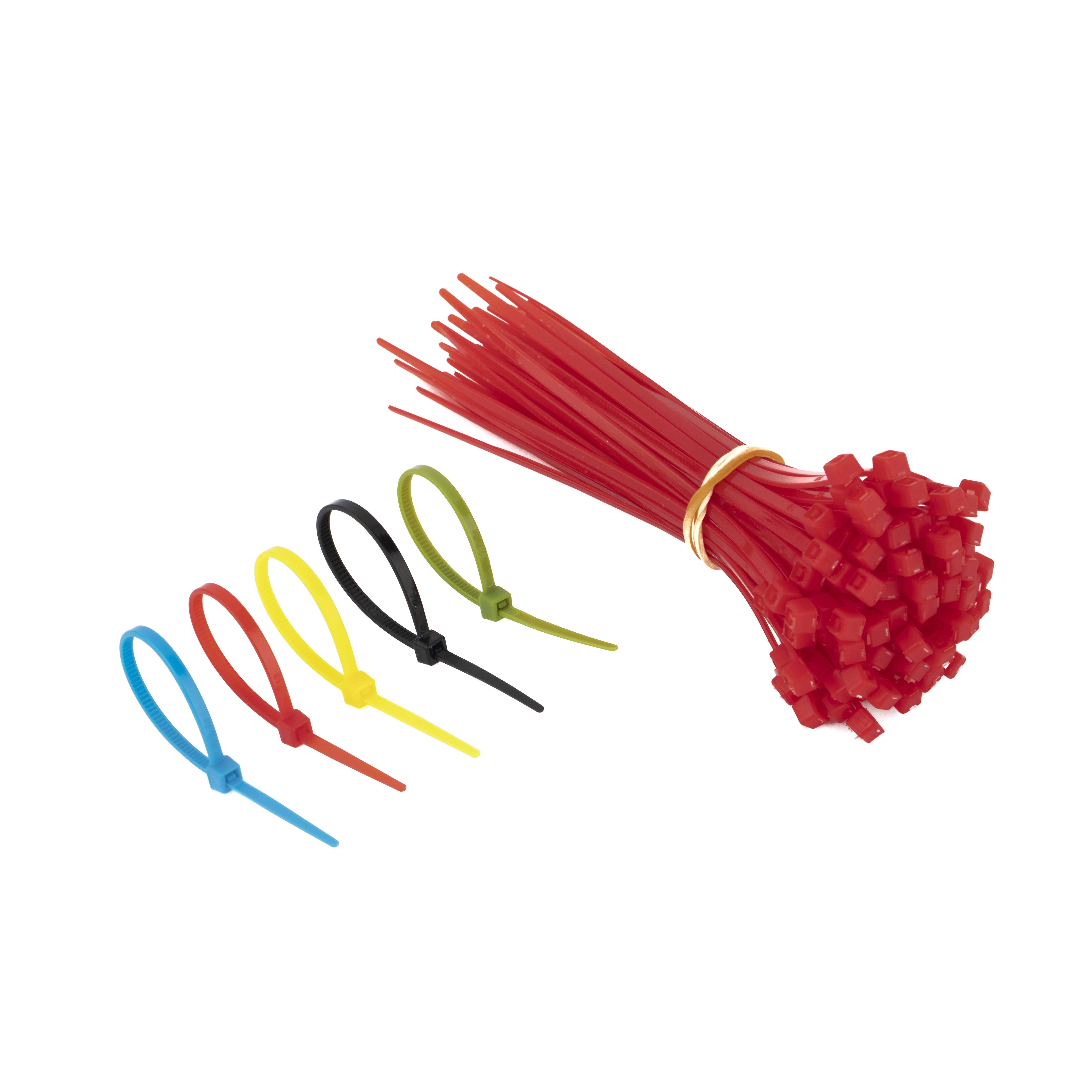 HAITAI versatile nylon 66 plastic cable ties 300mm 350mm 400mm lengths for bundling wires and cables in industrial applications