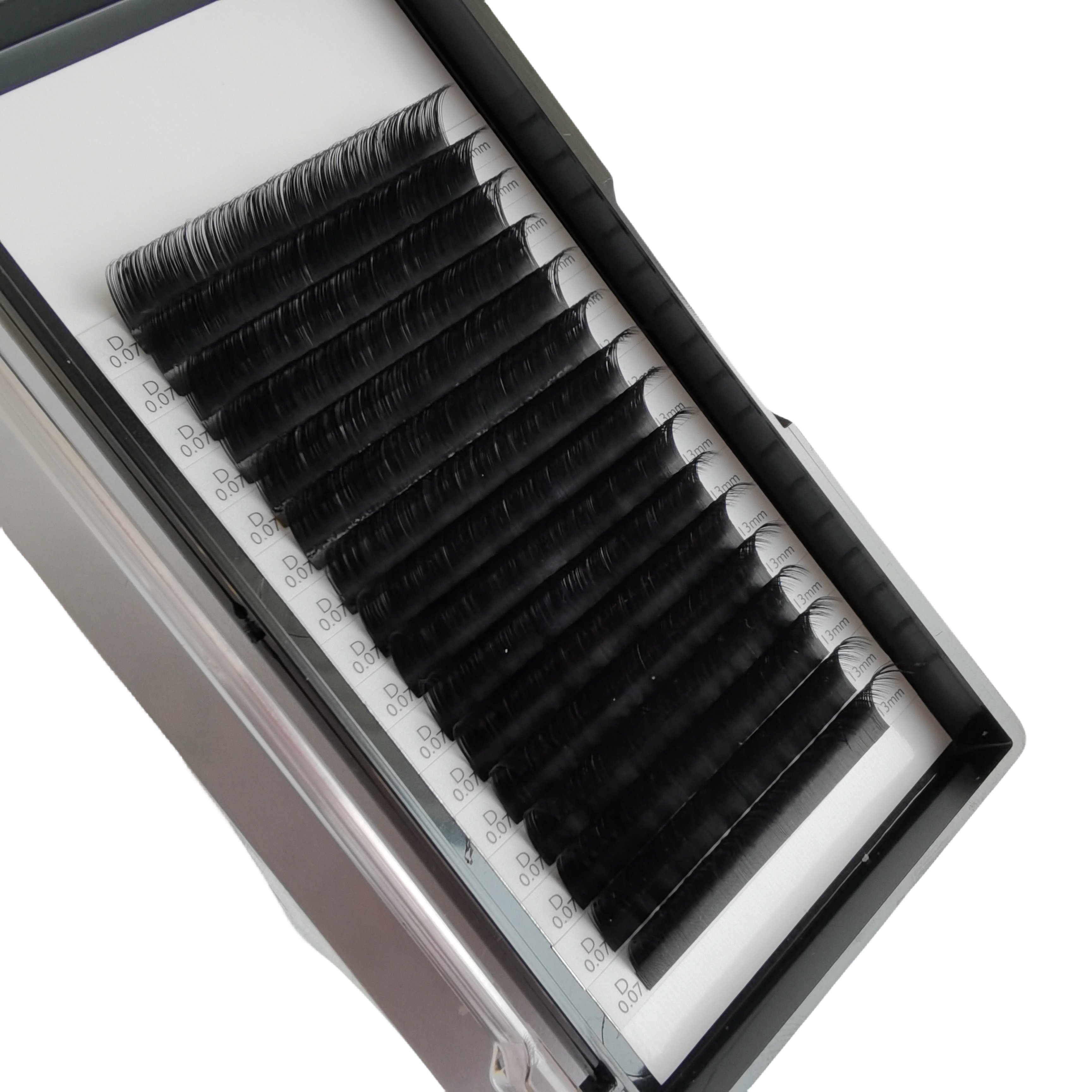 C D CC DD Curl Faux Mink Eyelashes Extension Individual Eyelashes Artificial Fake False Eyelashes
