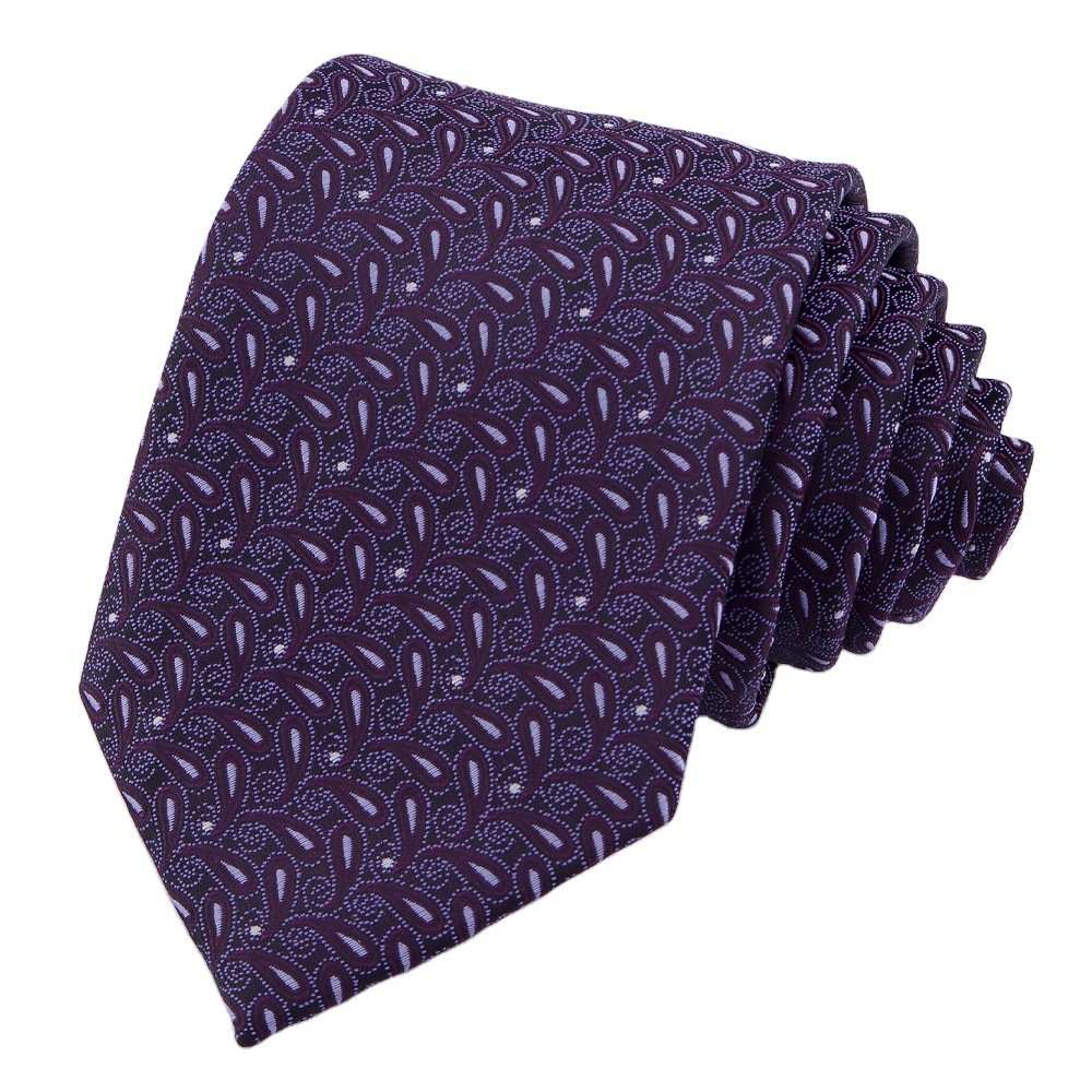 Manxiang Tailored Handmade Italian Famous Brand Jacquard Woven 100% Pure Mens Silk Ties