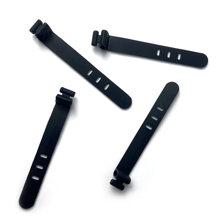 Eco Friendly Colorful Magic Cable Tie Silicone Wire Management Rubber Cable Ties Strap Band Manufacturer