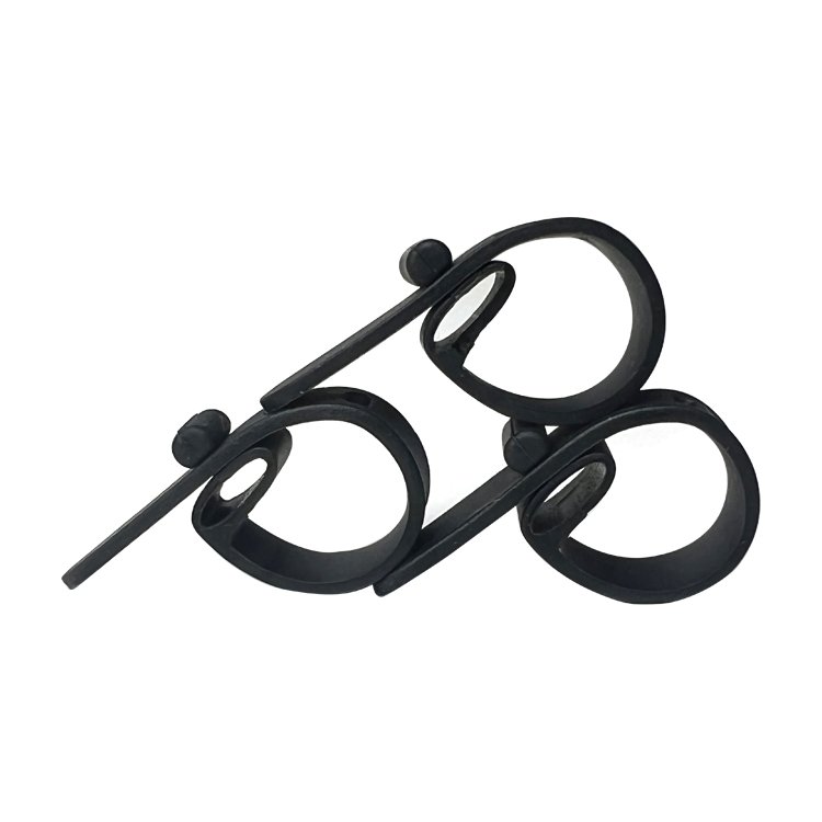 Eco Friendly Colorful Magic Cable Tie Silicone Wire Management Rubber Cable Ties Strap Band Manufacturer