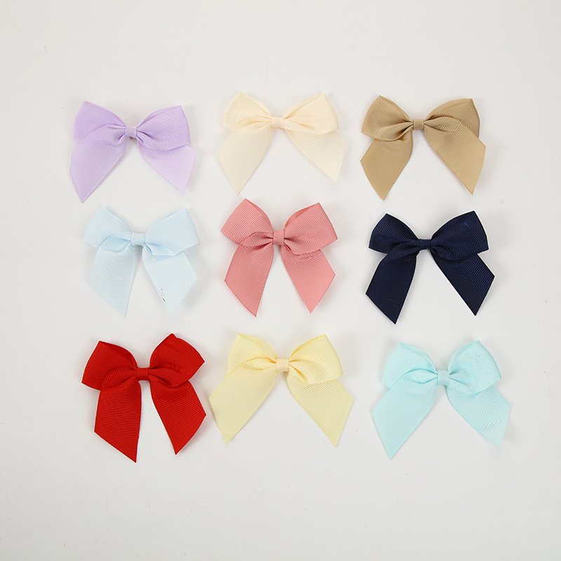 Small Satin Bows Self Adhesive Mini Ribbon Flower Elastic Band Gift Bag Perfume Bottle Decoration Bow