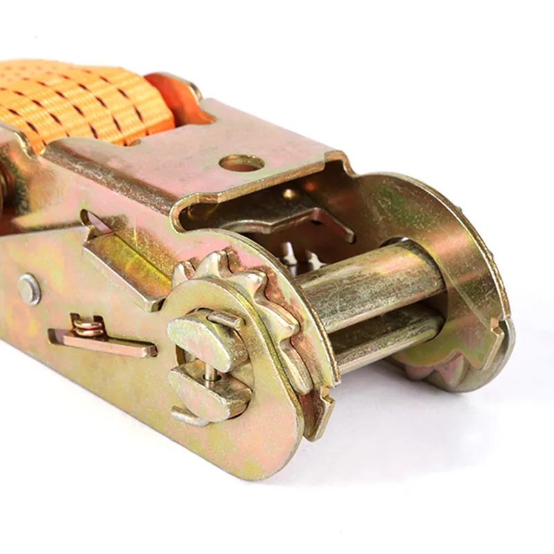 Cost Effective Auto Retractable Polyester Lashing Belt Ratchet Tie Down Strap