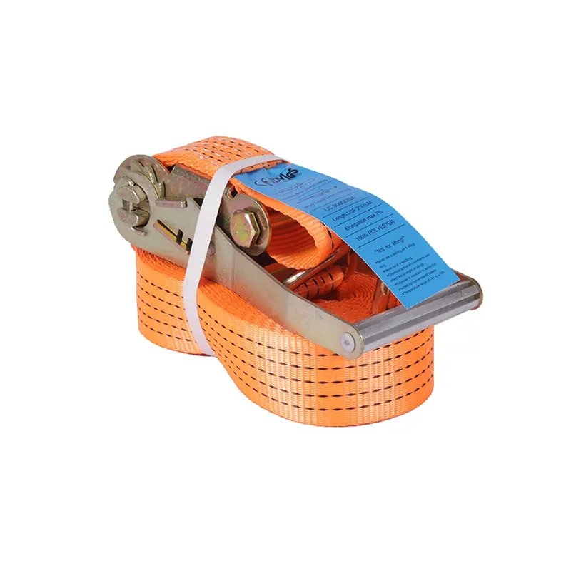 Cost Effective Auto Retractable Polyester Lashing Belt Ratchet Tie Down Strap