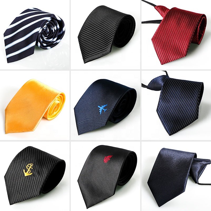 Custom Men's Polyester Striped Neck Tie For Wholesale