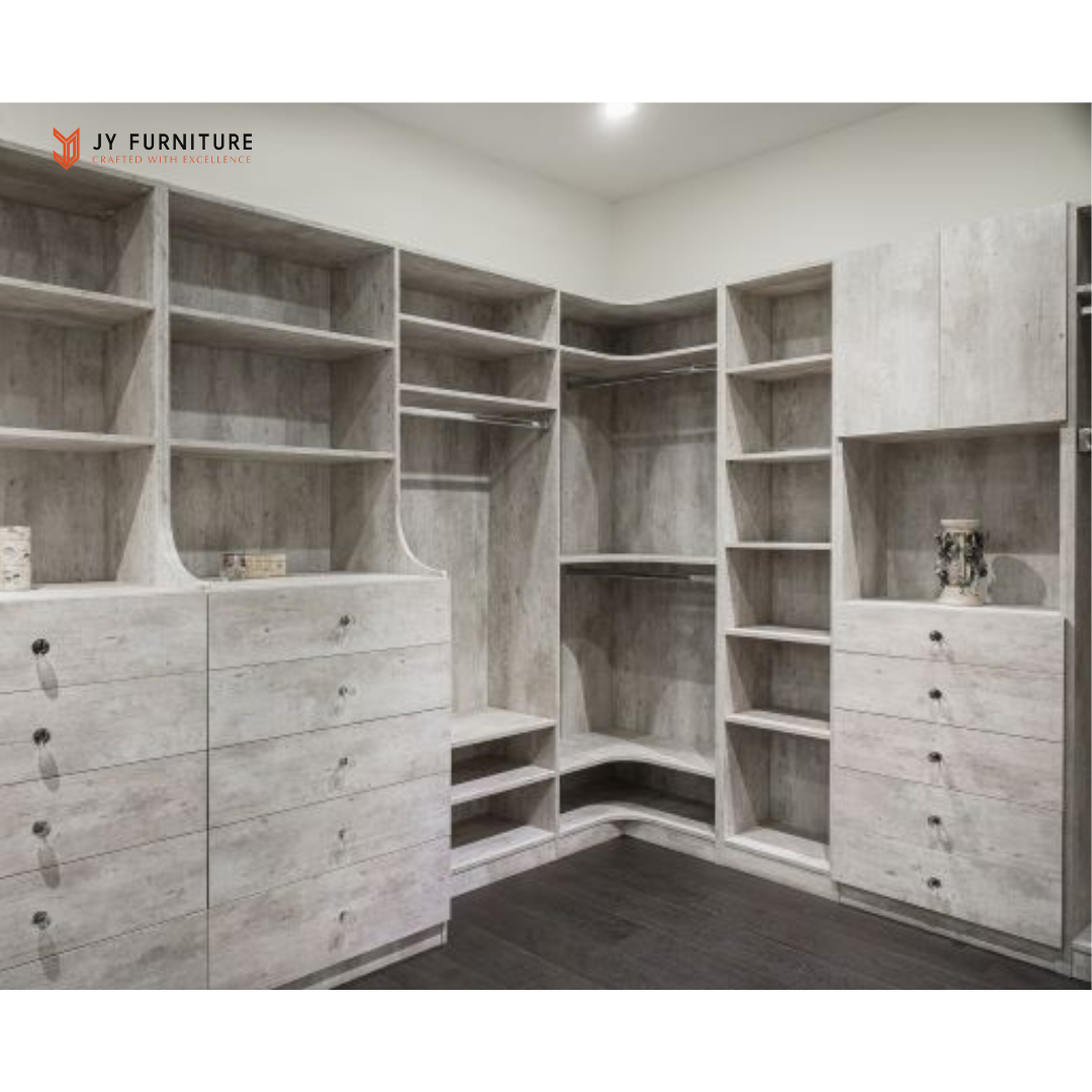 Modern Clothes Wardrobe For Bedroom Dressing Room Walk-in Closets OEM Design Luxury Functional Hardware