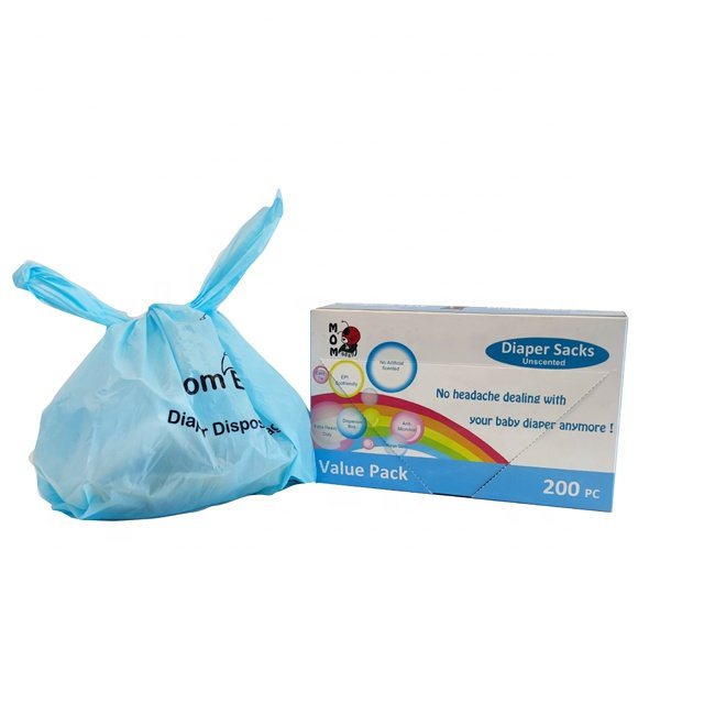 Customized Biodegradable Scented Baby Disposable Diaper Bags
