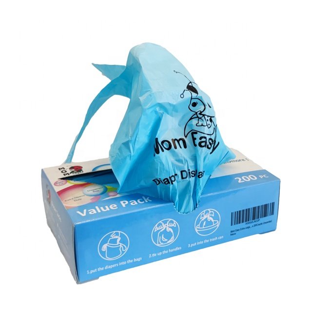 Customized Biodegradable Scented Baby Disposable Diaper Bags