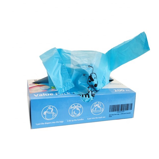 Customized Biodegradable Scented Baby Disposable Diaper Bags