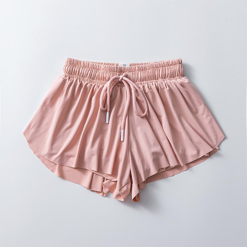 Hot selling 2024 new Women Drawstring Double Layers Breathable Quick Dry Lightweight Fitness Shorts