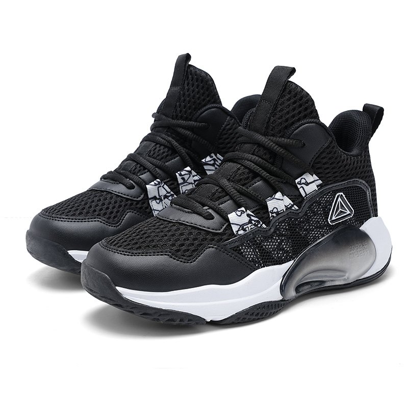 Children's basketball shoes non-slip anti-fall and anti-roll air cushion shoes No lace-up sneakers for children