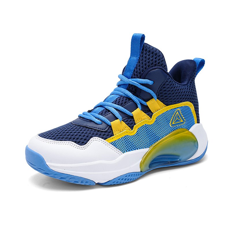 Children's basketball shoes non-slip anti-fall and anti-roll air cushion shoes No lace-up sneakers for children