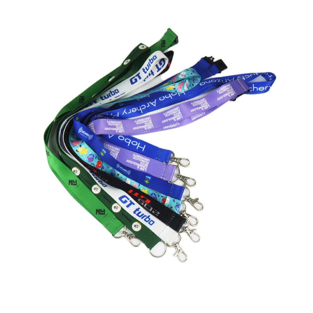 tie dye lanyard printing neck straps with logo custom universal crossbody patch phone lanyards