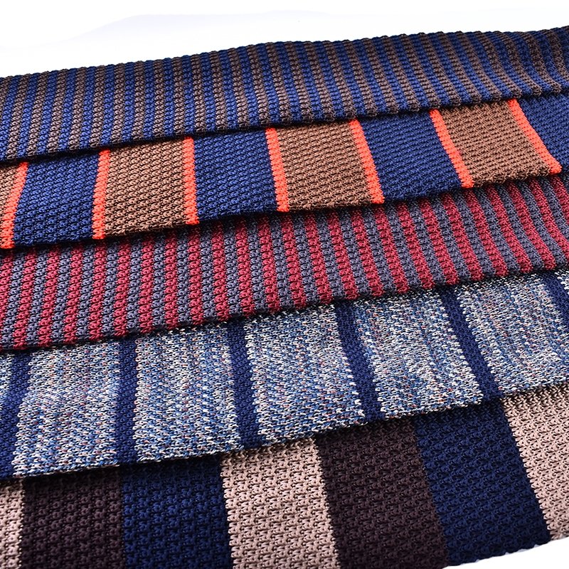 Hot Selling Men's Necktie Polyester Knit Skinny Ties With Big Arrow Blade