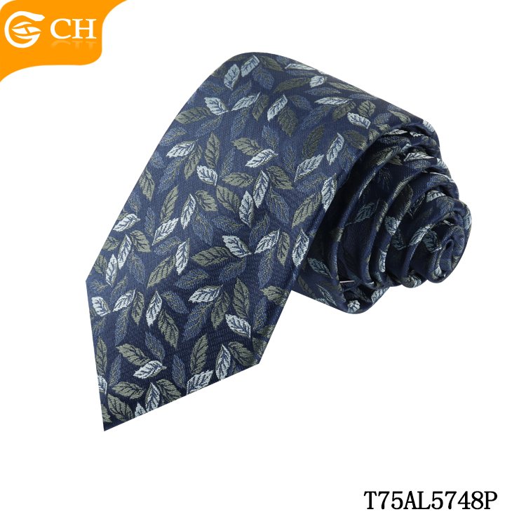 Chinese Manufacturers Designer Western Blue Stylish Necktie For Men Woven Navy Custom Chic Gift Set Hombre Import Tie