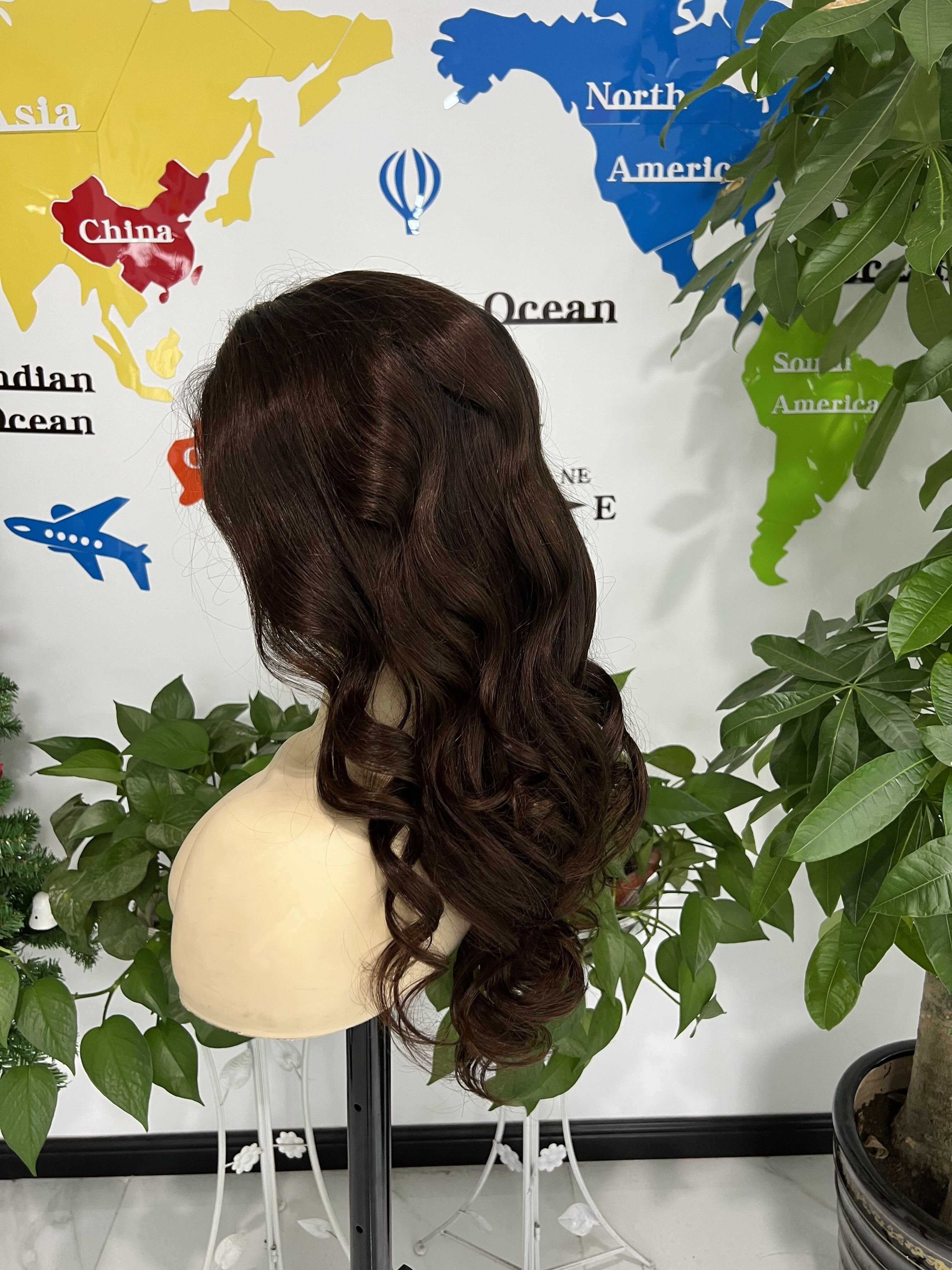 Silk Base Full Lace Wig Transparent Ready to Ship Human Hair Long Swiss Lace Loose Wave 100% Unprocessed Indian 1 Piece 12 Ange
