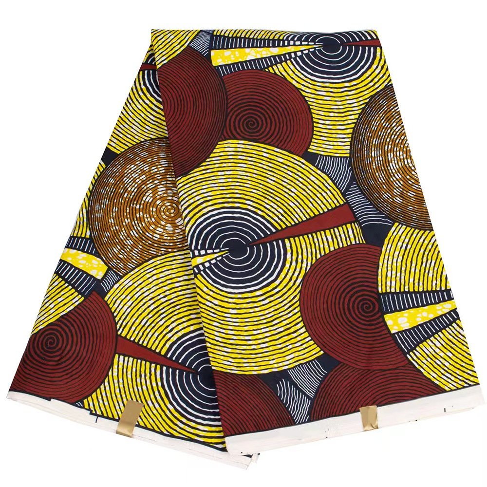 Factory wholesale African polyester printed wax fabric 100% polyester double side wax printed cloth fabric for home textile