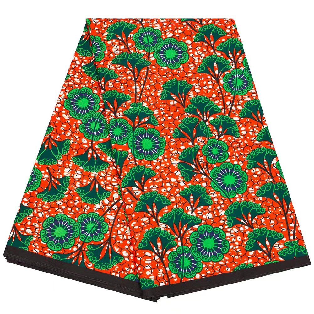 Factory wholesale African polyester printed wax fabric 100% polyester double side wax printed cloth fabric for home textile