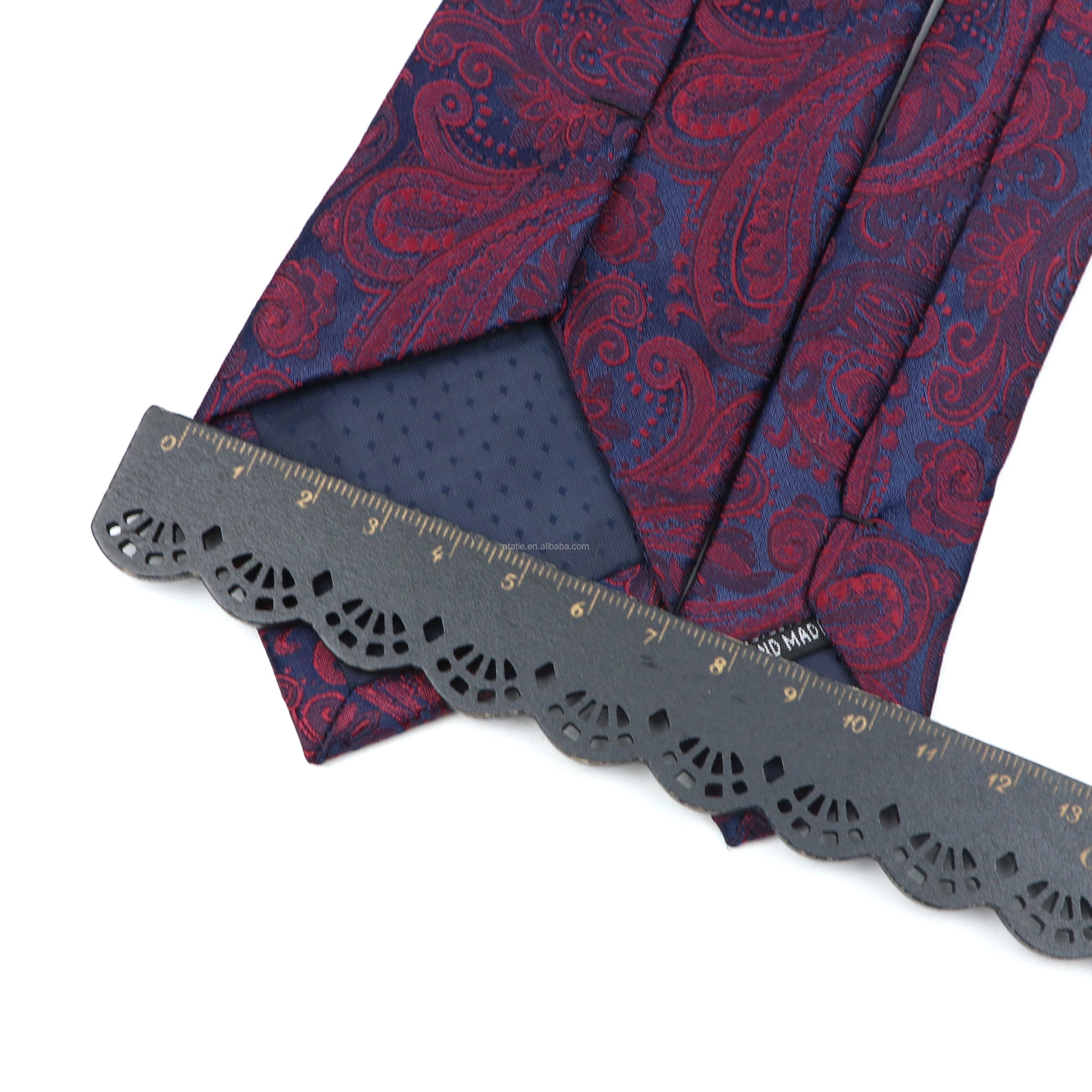 Tie For Men Jacquard Striped Plaid Paisley Blue Red Necktie Polyester Male Narrow Tie Skinny Tuxedo Suit Shirt Accessory Gift