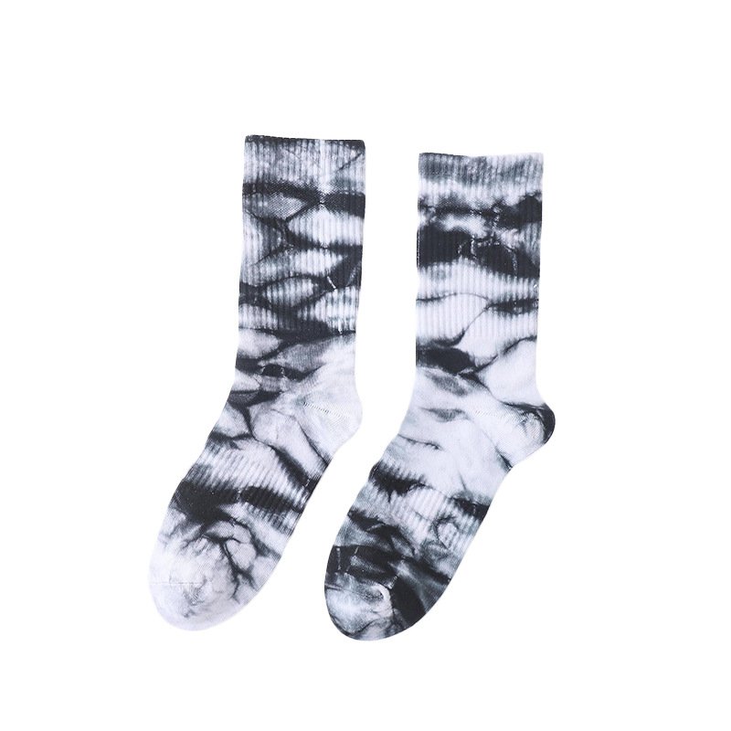Sifot Colorful Crew Designer Sneaker Socks Compression Tie Dye Sports Socks for Unisex Pp Bag Wholesale Breathable Custom Cotton