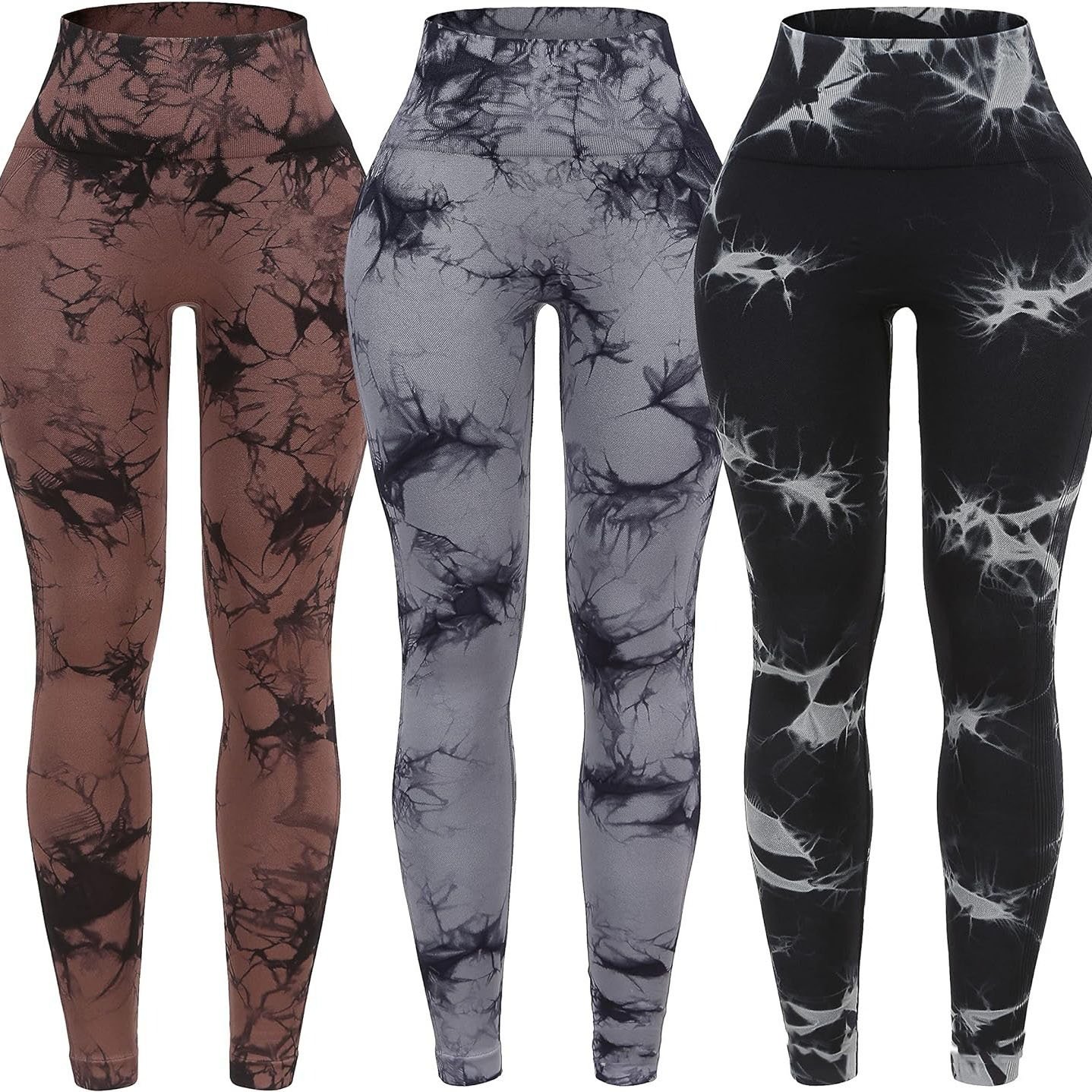 XIANGYU Sportswear Fitness Yoga Tight Gym Woman Long Gym Pants Scrunch Tie Dye Compression Leggings For Girls Women Butt Lift