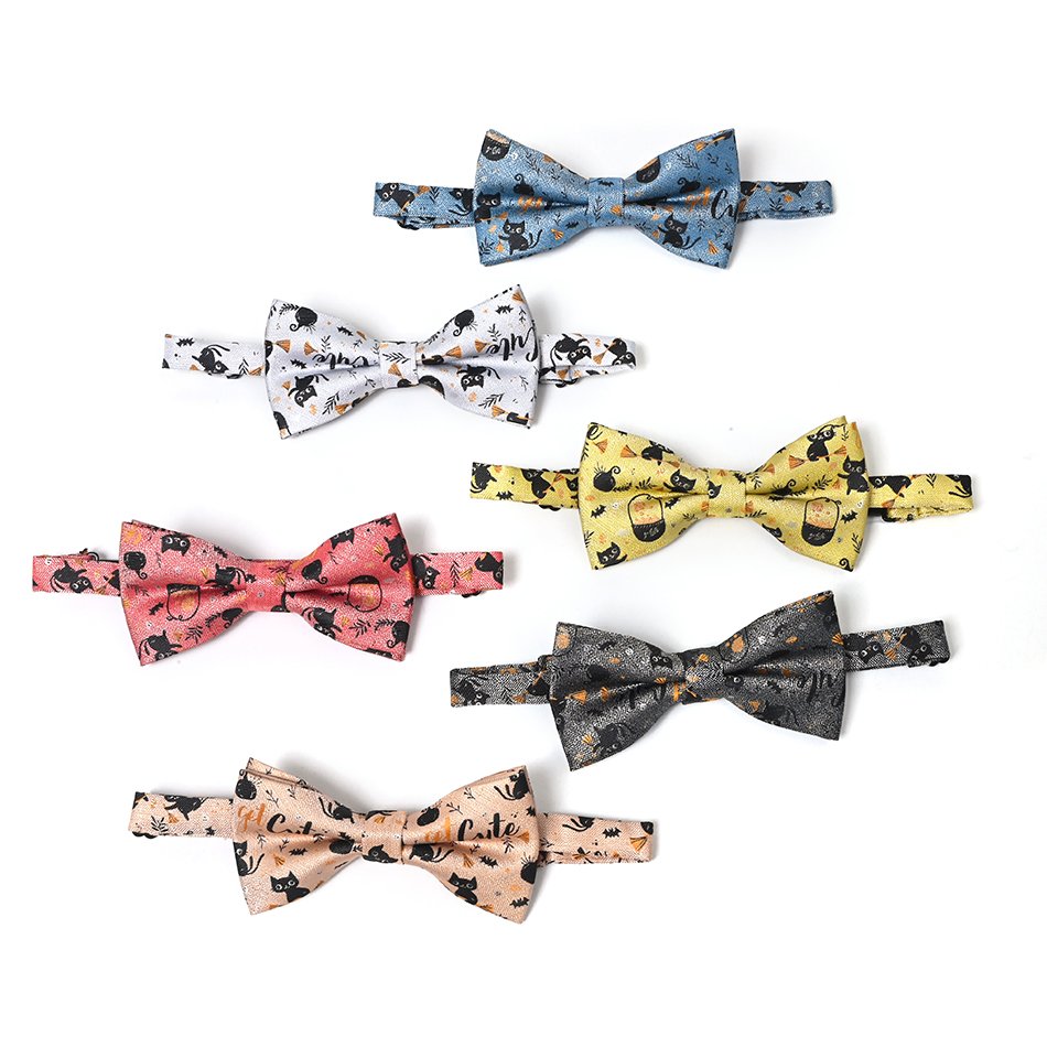 Yili Funny Mens Tie Holiday Season Party Gifts Neckties for Halloween Thanksgiving Christmas