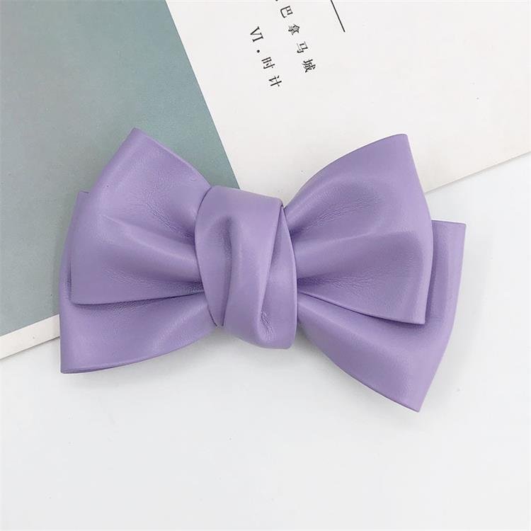 Wholesale Dog Cat Bow Tie Collar With Imitation Leather Pet Bowtie