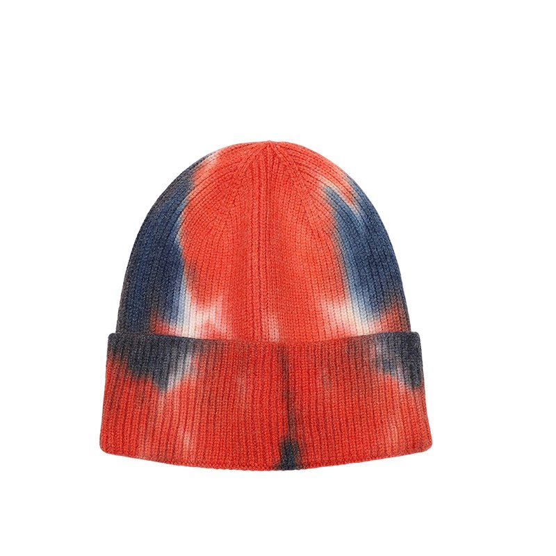 Winter Embroidered Beanie Custom Sublimation Knitted Tie Dye Beanie Hat