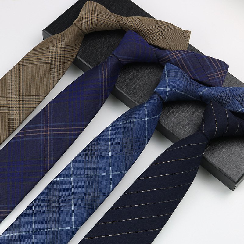 High quality cheap silver and black horizontal stripe neckties stock men's regular business stripe polyester tie