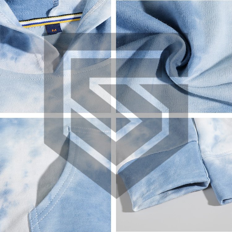 Top Quality Blank Hoodie Tie Dye Hoodie Set Men Hoodie Customize Logo Cotton Hooded Customized Color for Winter