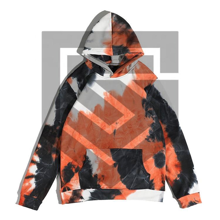 Top Quality Blank Hoodie Tie Dye Hoodie Set Men Hoodie Customize Logo Cotton Hooded Customized Color for Winter