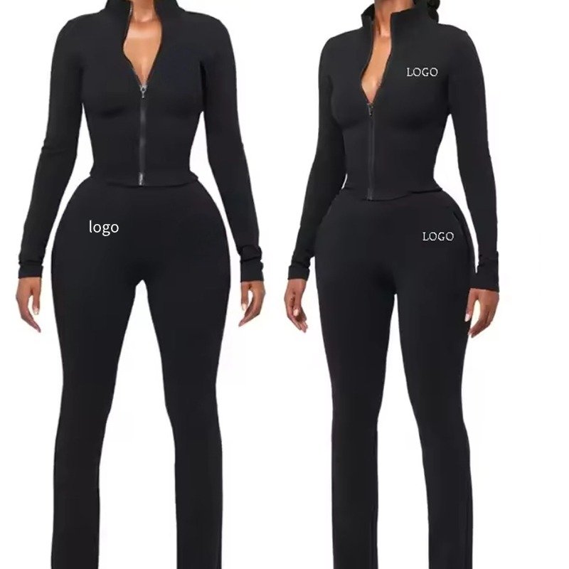 2024 Wholesale New Yoga Gym Fitness Sets Scrunch Butt Leggings Yoga Sets Fitness Running Gym Set For Women