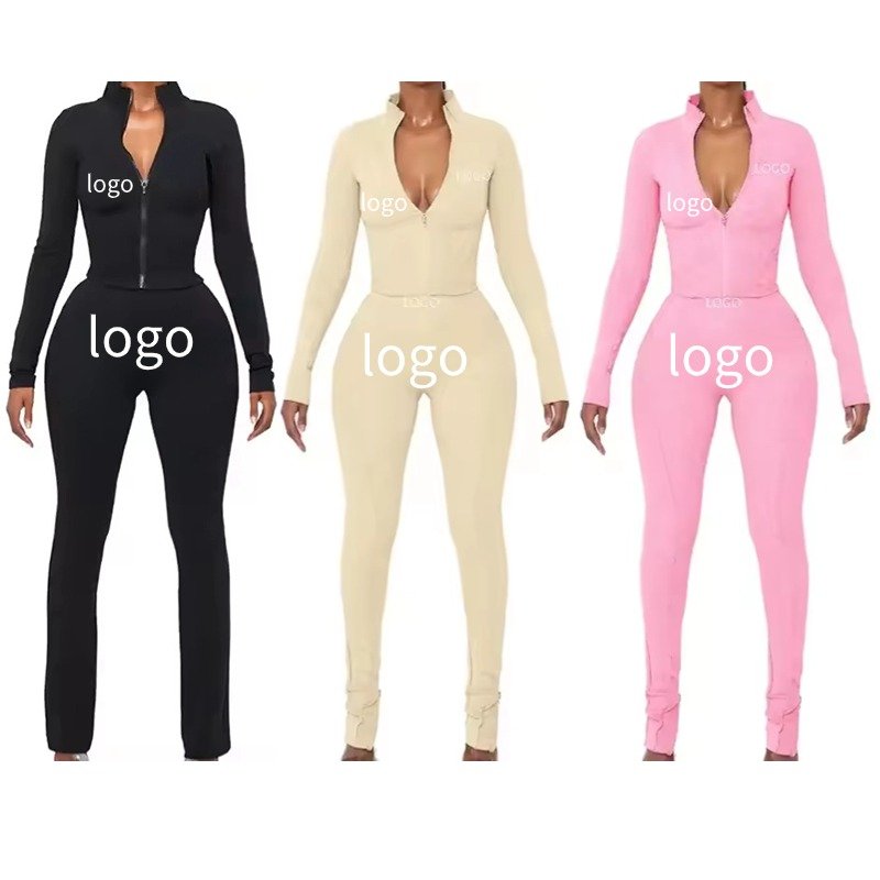 2024 Wholesale New Yoga Gym Fitness Sets Scrunch Butt Leggings Yoga Sets Fitness Running Gym Set For Women