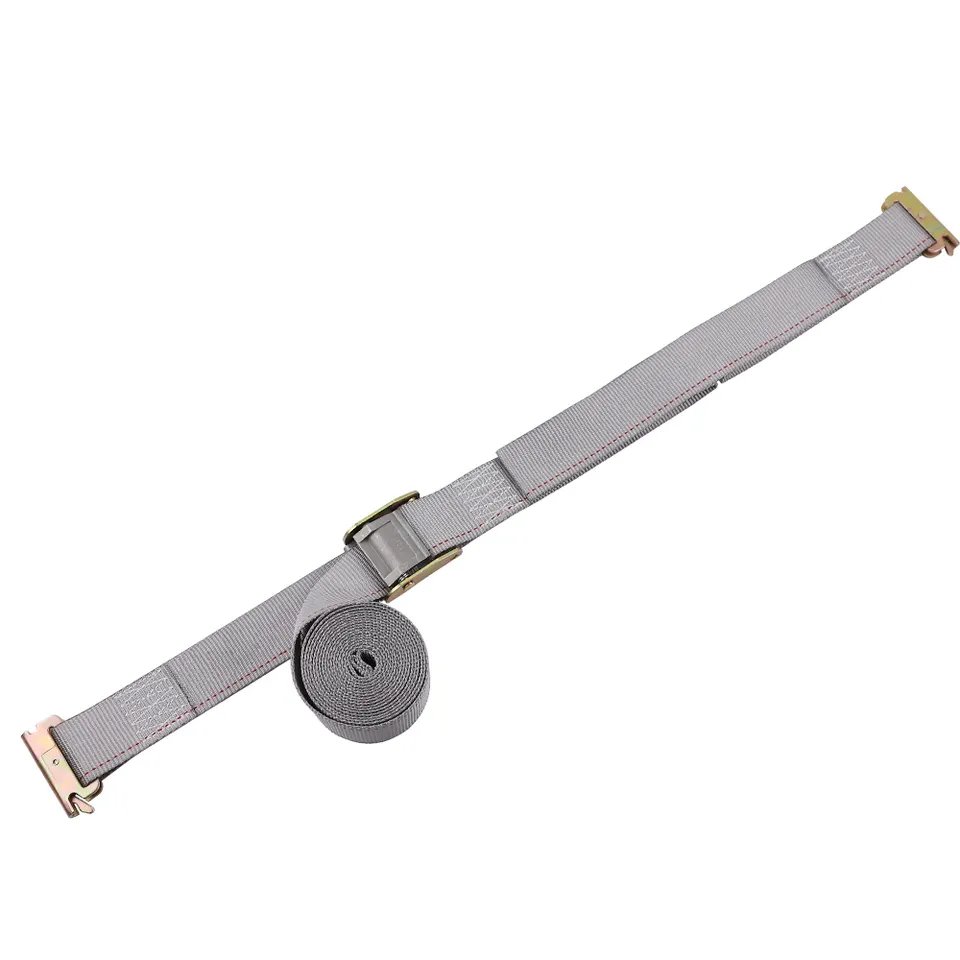 High Quality 2" 16FT BS 3000LBS WLL 1000lbs Cam Buckle logistic Strap with E/A Series Spring Fitting