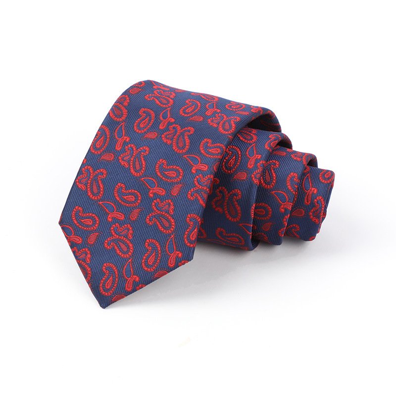 Factory wholesale coffee brown khaki casual vintage men tie formal business striped plaid floral tie
