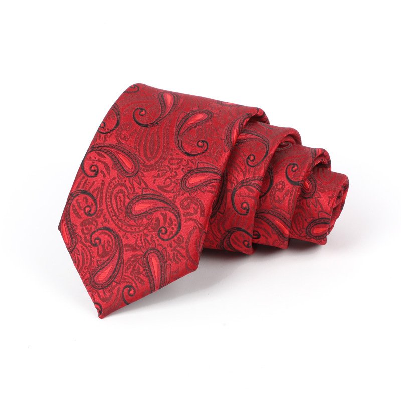 Factory wholesale coffee brown khaki casual vintage men tie formal business striped plaid floral tie